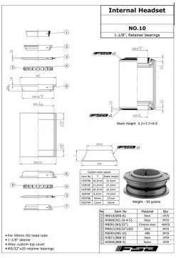 FSA NO.10 Jeu De Direction -Cube Parts Soldes 003 no 10