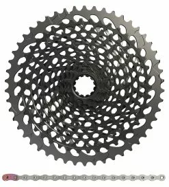 SRAM X01 Eagle Wear Set XG-1295 Cassette + PC X01 Eagle Chaîne 12 Vitesses