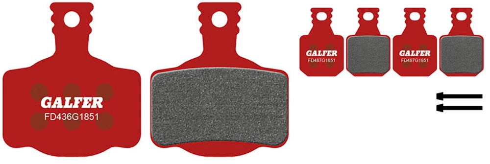 Galfer-bike Plaquettes Advanced Disc Pour Magura/Campagnolo 3 Galfer-bike Plaquettes Advanced Disc Pour Magura/Campagnolo