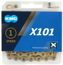 KMC Chaîne Mono Vitesse X101 9 KMC Chaîne Mono Vitesse X101 -Cube Parts Soldes 443027 KMC X101 Singlespeedkette BX101G112 a