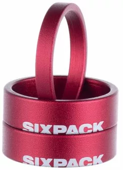 Sixpack Racing Menace Spacer Set 1 1/8" -Cube Parts Soldes 992002 sixpack spacer menace red 03