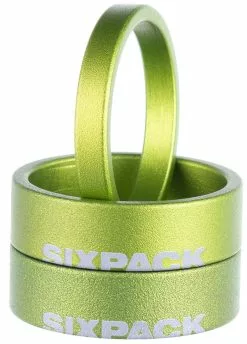 Sixpack Racing Menace Spacer Set 1 1/8" -Cube Parts Soldes 992005 sixpack spacer menace electric green 03