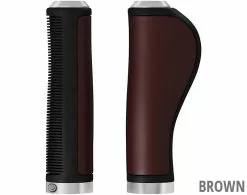 BROOKS Poignées Ergonomic Leather Grips -Cube Parts Soldes Brooks Ergonomic Leather Grips brown 8021890579140