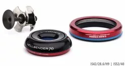 Cane Creek Jeu De Direction Hellbender 70 Lite Tapered 1 1/8"-1.5" 8 Cane Creek Jeu De Direction Hellbender 70 Lite Tapered 1 1/8"-1.5" -Cube Parts Soldes Cane Creek Hellbender 70 Lite Tapered Steuersatz BAA2172K