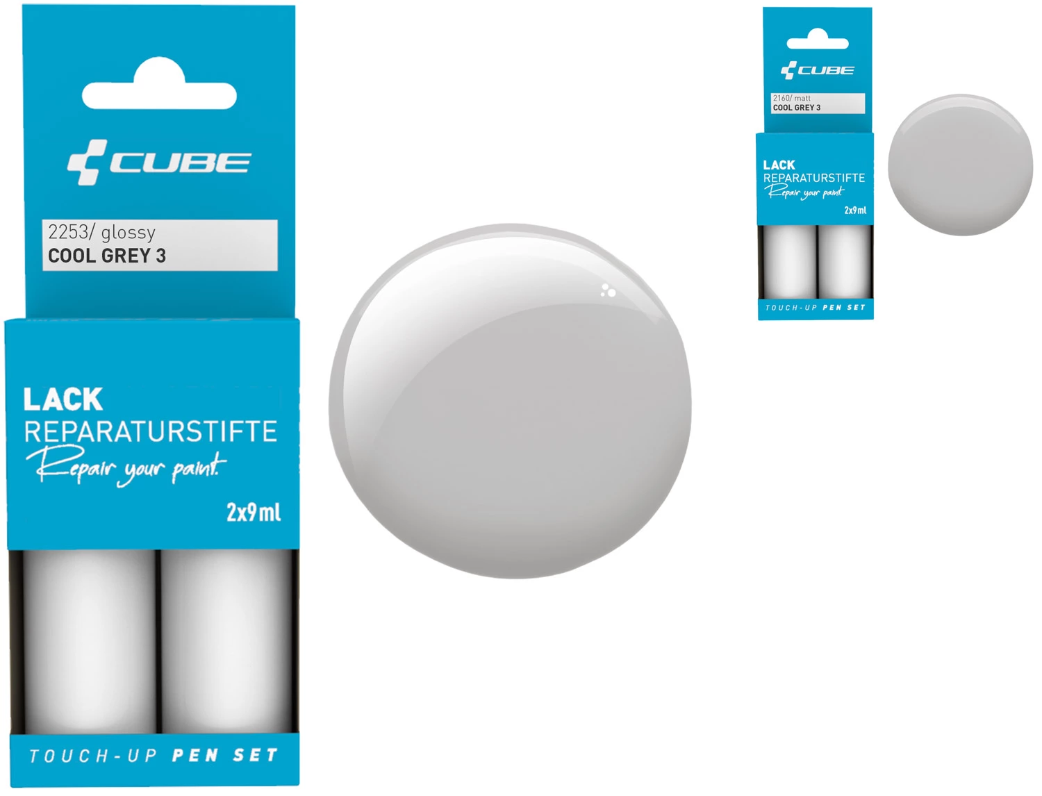 Cube Set De Stylos De Réparation De Peinture COOL GREY 3 3 Cube Set De Stylos De Réparation De Peinture COOL GREY 3