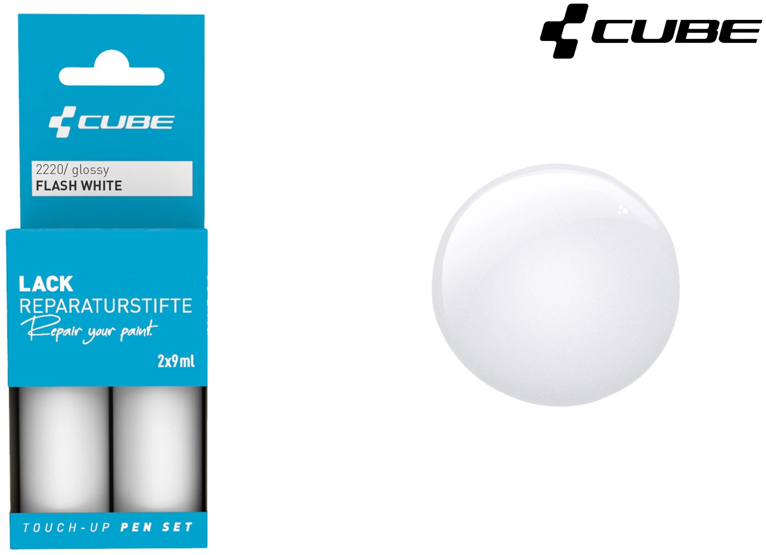 Cube Set De Stylos De Réparation De Peinture FLASH WHITE 4 Cube Set De Stylos De Réparation De Peinture FLASH WHITE – Image 2