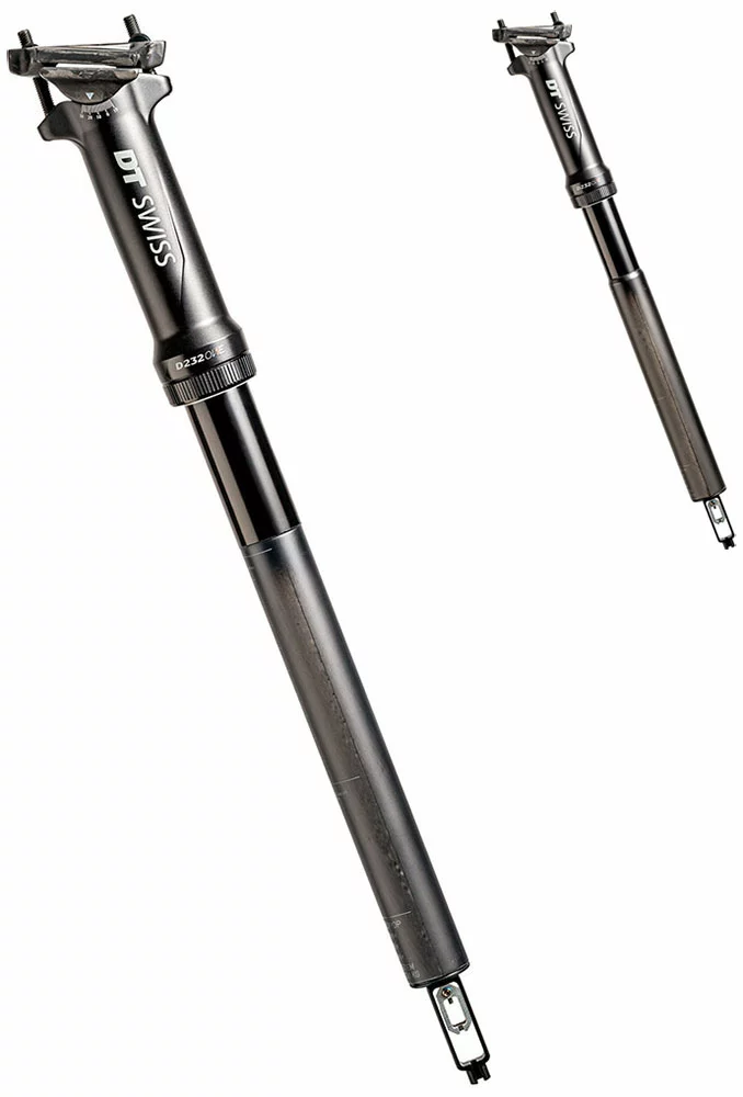 Dt-swiss D 232 One Tige De Selle Vario En Carbone Avec Collier De Serrage L1 Trigger 3 Dt-swiss D 232 One Tige De Selle Vario En Carbone Avec Collier De Serrage L1 Trigger