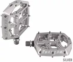HOPE F20 Pédales De La Plate-forme 10 HOPE F20 Pédales De La Plate-forme -Cube Parts Soldes Hope F20 Plattformpedale silver PDF20S
