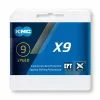 KMC Chaîne X9 EPT 9 Vitesses 1 KMC Chaîne X9 EPT 9 Vitesses -Cube Parts Soldes KMC BX09EP114 X9EPT 01