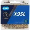 KMC Chaîne X9SL Ti-N 9 Plis 1 KMC Chaîne X9SL Ti-N 9 Plis -Cube Parts Soldes KMC X9SL Ti N 9 fach Kette BX09SLT14 a