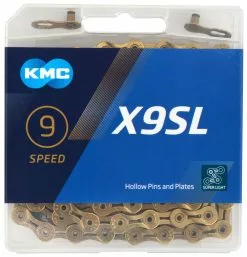 KMC Chaîne X9SL Ti-N 9 Plis