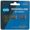 KMC Fermeture De Chaîne X9 Ti-N MissingLink -Cube Parts Soldes KMC X9 Ti N MissingLink Kettenverschluss C09GR0000 a