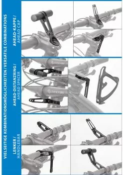 M-Wave QRIR Extender - Support De Lampe -Cube Parts Soldes M Wave 390638 QRIR Extender Lampenhalter 6