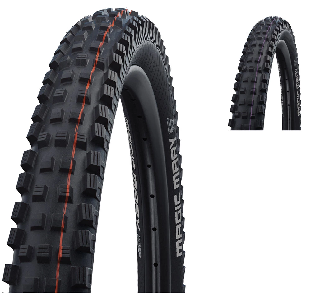Schwalbe Magic Mary Evo Super Gravity 29" Addix E-50 Pneus Pliants 3 Schwalbe Magic Mary Evo Super Gravity 29" Addix E-50 Pneus Pliants
