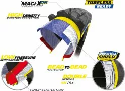 Michelin Wild Enduro Arrière MAGI-X-DH Racing Line 29" Pneu Pliable -Cube Parts Soldes Michelin 661840 Wild Enduro Rear MAGI X DH Racing Line 29 Faltreifen 3