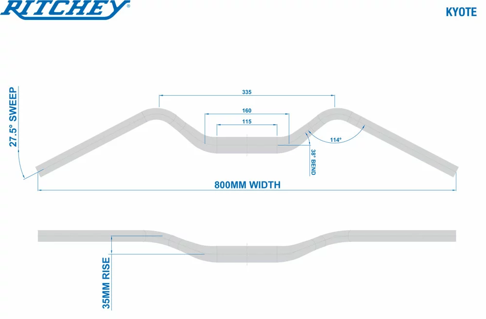 RITCHEY Guidon Classic Kyote 800mm 5 RITCHEY Guidon Classic Kyote 800mm – Image 3