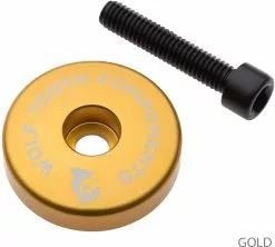 Wolf Tooth Components Capuchon Ahead Ultraléger Spacer Intégré De 5 Mm -Cube Parts Soldes STEMCAP5MMGLD