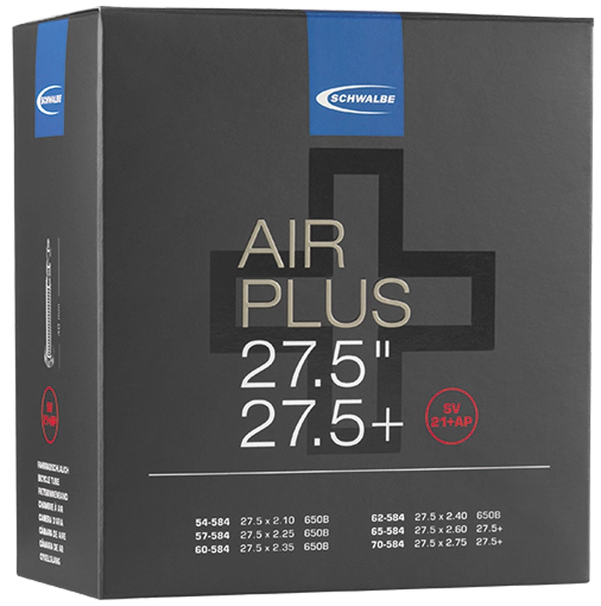 Schwalbe Chambre à Air AIR Plus SV21+AP 27,5 3 Schwalbe Chambre à Air AIR Plus SV21+AP 27,5