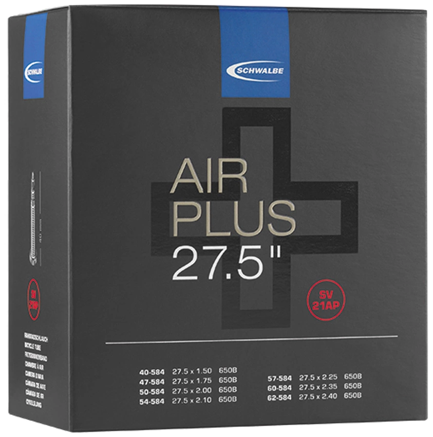 Schwalbe Chambre à Air AIR Plus SV21AP 27,5 3 Schwalbe Chambre à Air AIR Plus SV21AP 27,5