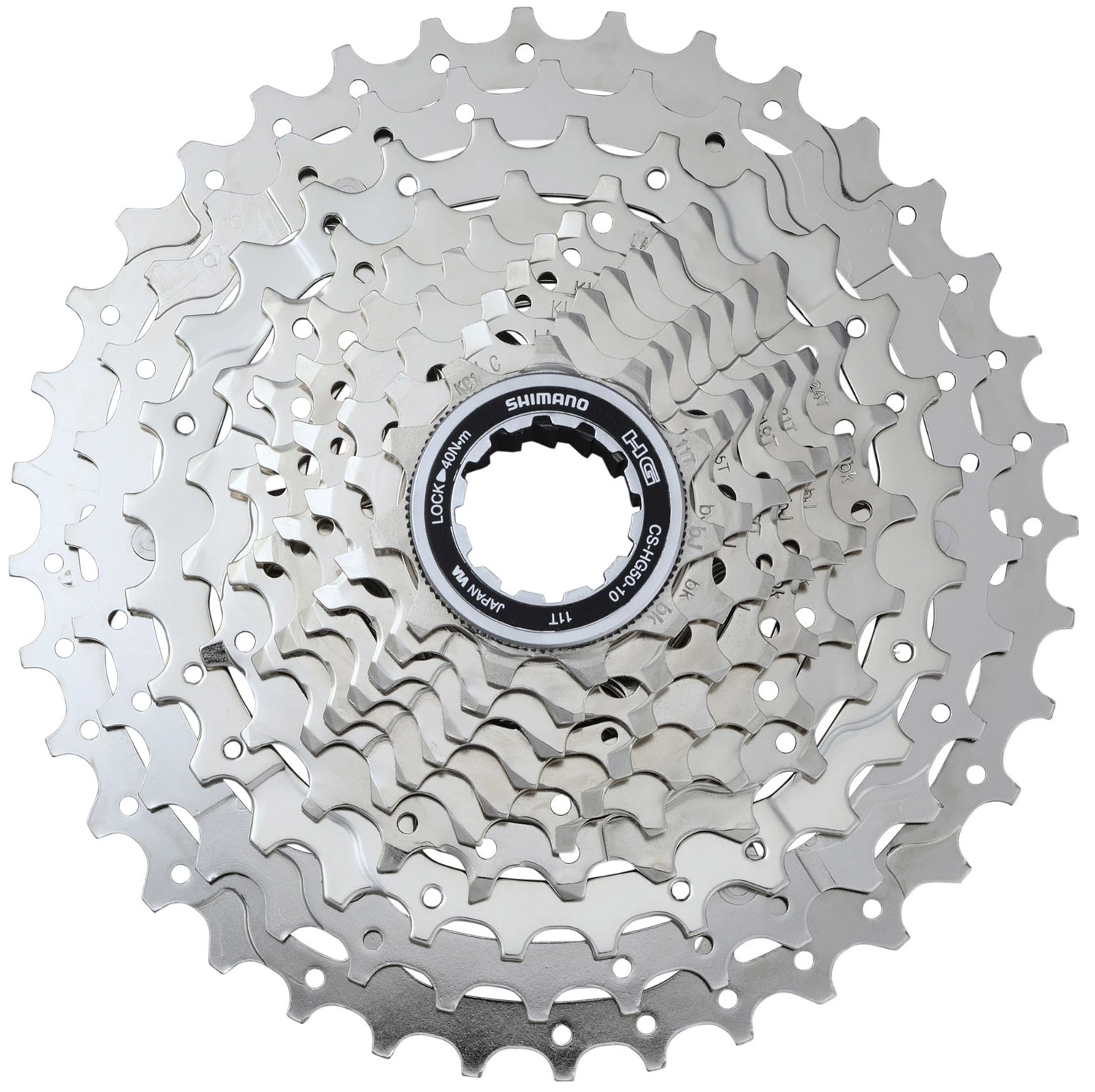 Shimano CS-HG50 Cassette 10 Vitesses 11-36 3 Shimano CS-HG50 Cassette 10 Vitesses 11-36