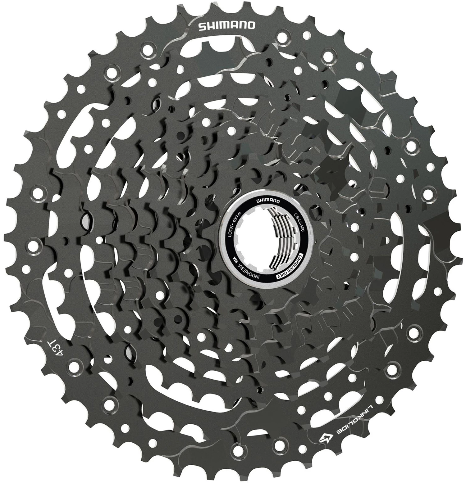 Shimano Cassette CS-LG400 10 Vitesses Linkglide 4 Shimano Cassette CS-LG400 10 Vitesses Linkglide – Image 2