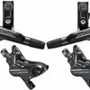 Shimano DEORE BR-M6120 Kit De Freins à Disque -Cube Parts Soldes Shimano DEORE BR M6120 Scheibenbremsen Set EM61201JLFPRA100 EM61201JRRXRA