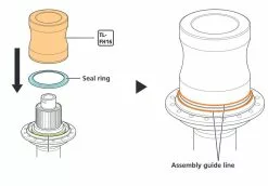 Shimano TL-FH16 Outil Pour Le Montage De La Bague D'étanchéité -Cube Parts Soldes Shimano TL FH16 Y1Y100010 d