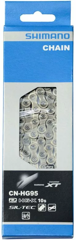 Shimano Chaîne XT CN-HG95 à 10 Vitesses