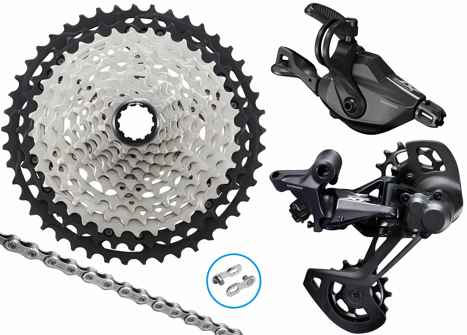Shimano XT M8100 Kit De Mise à Niveau 1x12 Vitesses 10-45 Collier 3 Shimano XT M8100 Kit De Mise à Niveau 1x12 Vitesses 10-45 Collier