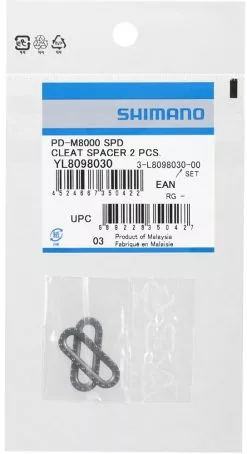 Shimano Entretoise De Cale SPD Pour PD-M8000 -Cube Parts Soldes Shimano YL8098030 b