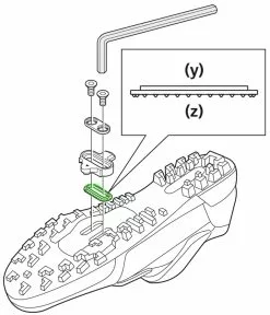 Shimano Entretoise De Cale SPD Pour PD-M8000 -Cube Parts Soldes Shimano YL8098030 c