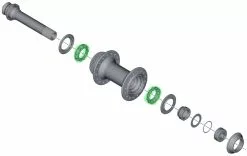 Shimano 3/16" Bague à Billes De Moyeu -Cube Parts Soldes Shimano 3 16 Naben Kugelring Y26J98030 a