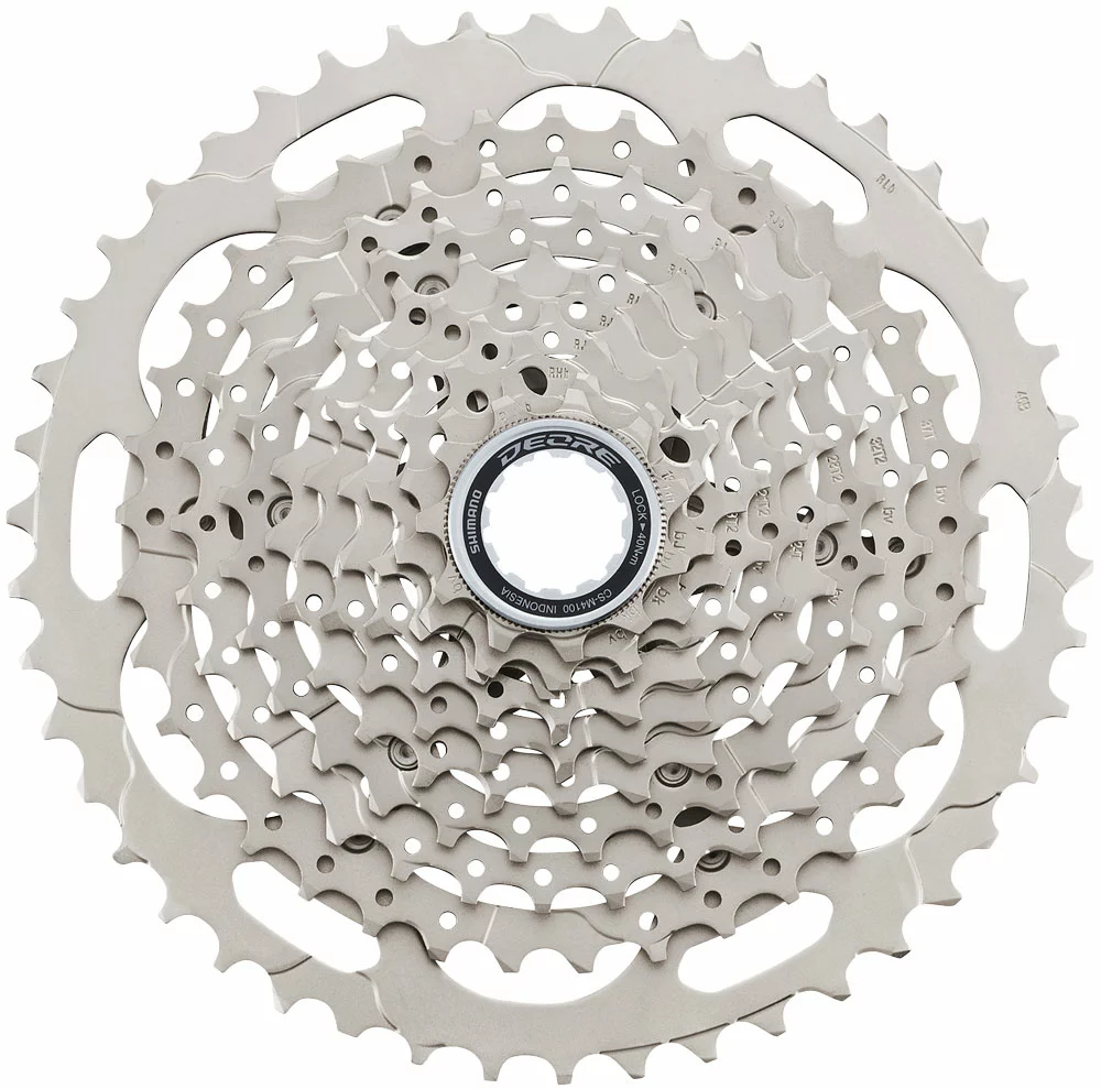 Shimano DEORE CS-M4100 Cassette 10 Vitesses 11-46 3 Shimano DEORE CS-M4100 Cassette 10 Vitesses 11-46