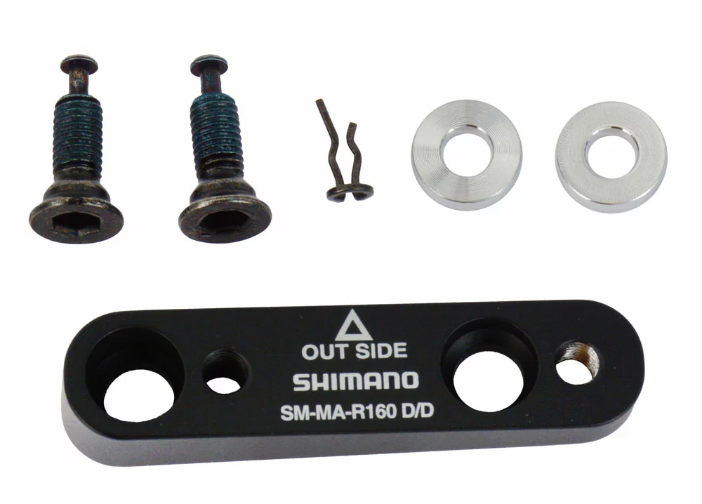 Shimano SM-MA-R160D/D Adaptateur De Montage à Plat Pour Rotor Arrière De 160mm 3 Shimano SM-MA-R160D/D Adaptateur De Montage à Plat Pour Rotor Arrière De 160mm