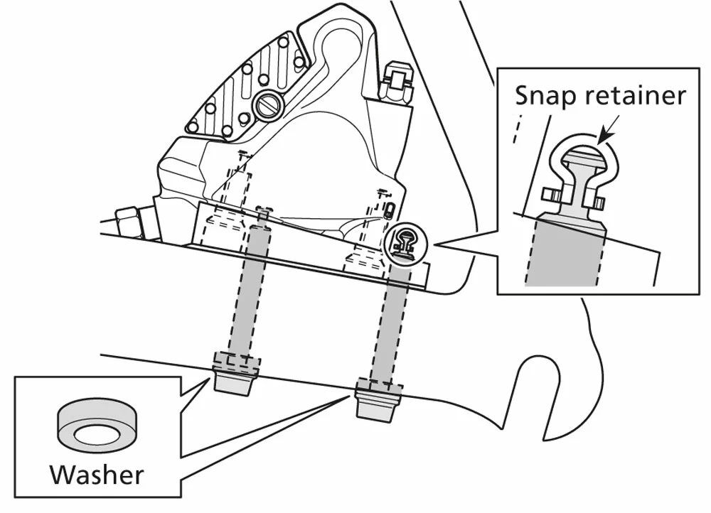 Shimano SM-MA-R160D/D Adaptateur De Montage à Plat Pour Rotor Arrière De 160mm 5 Shimano SM-MA-R160D/D Adaptateur De Montage à Plat Pour Rotor Arrière De 160mm – Image 3