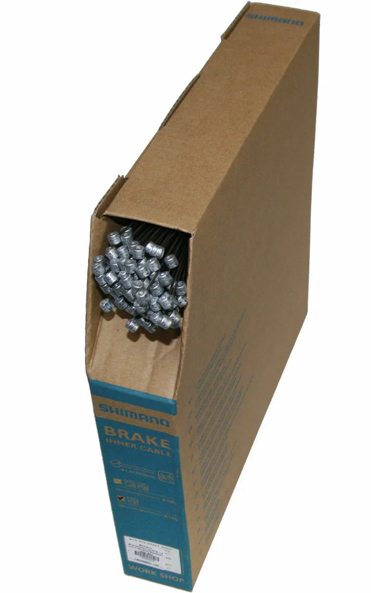 Shimano Câble De Frein MTB En Acier Inoxydable 1,6mm X 2050mm (boîte De 100) 3 Shimano Câble De Frein MTB En Acier Inoxydable 1,6mm X 2050mm (boîte De 100)