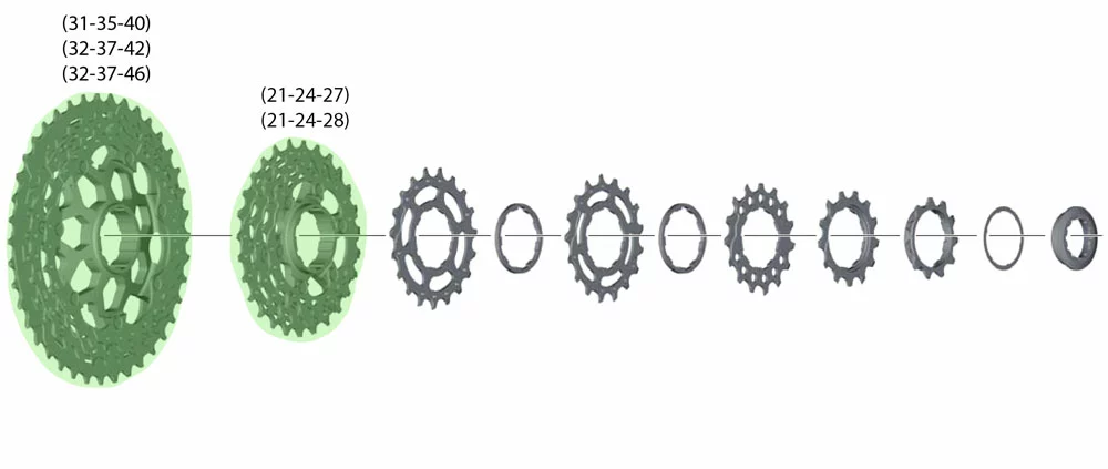 Shimano Unité De Pignon Pour CS-M8000 4 Shimano Unité De Pignon Pour CS-M8000 – Image 2