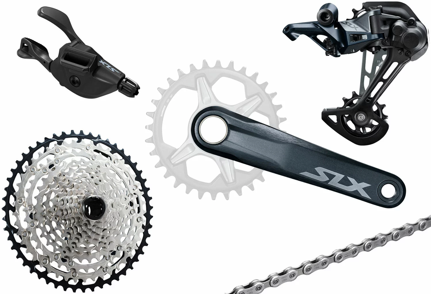 Shimano SLX M7100 Groupe 1x12 Vitesses I-Spec EV 3 Shimano SLX M7100 Groupe 1x12 Vitesses I-Spec EV