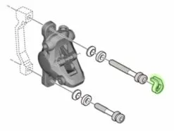 Shimano Circlip Pour Vis D'étrier De Frein 5 Shimano Circlip Pour Vis D'étrier De Frein -Cube Parts Soldes Shimano Stop Ring fuer Bremssattelschraube Y81703000 a