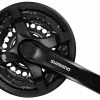 Shimano TOURNEY FC-TY501 Manivelle Carrée 6/7/8 Vitesses 42/34/24 -Cube Parts Soldes Shimano TOURNEY FC TY501 EFCTY501C244CLB