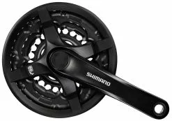 Shimano TOURNEY FC-TY501 Manivelle Carrée 6/7/8 Vitesses 42/34/24