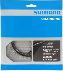 Shimano XT SM-CRM81 11-speed Plateau Pour FC-M8000 34 Dents 10 Shimano XT SM-CRM81 11-speed Plateau Pour FC-M8000 34 Dents -Cube Parts Soldes Shimano XT 11 fach Kettenblatt SM CRM81 34 Zahne fur FC M8000 1 ISMCRM81A4 c