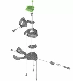 Shimano Couverture Pour SL-M8000 Sans Indicateur De Vitesse à Gauche 5 Shimano Couverture Pour SL-M8000 Sans Indicateur De Vitesse à Gauche -Cube Parts Soldes Shimano XT Abdeckung fur SL M8000 ohne Ganganzeige links Y03L98070 b