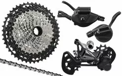 Shimano XTR M9100 Kit De Mise à Niveau 2x12 Vitesses 10-45 I-Spec EV Sans Dérailleur Arrière