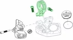 SRAM Collier De Serrage Eagle AXS/Reverb AXS -Cube Parts Soldes Sram Eagle AXS Reverb AXS Klemmschelle 11 7018 076 002 2