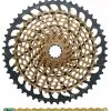 SRAM XX1 Eagle XG-1299 Cassette 10-52T+XX1 Eagle Chaîne 12-speed Kit D'usure -Cube Parts Soldes Sram XX1 Eagle XG 1299 Kassette 10 52T XX1 Eagle Kette 12 fach Verschleiss Set gold
