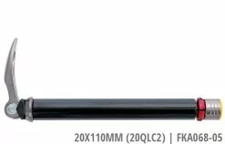 SUNTOUR Q-LOC 2 Axe De Roue Complet 10 SUNTOUR Q-LOC 2 Axe De Roue Complet -Cube Parts Soldes Suntour 20x110mm 20QLC2 FKA068 05