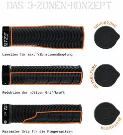 Tatze MTB Sport Grip -Cube Parts Soldes Tatze MTB Sport Griffe deu