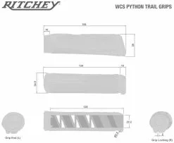 RITCHEY Poignées WCS Trail Python -Cube Parts Soldes WCS Python Trail Grips