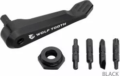 Wolf Tooth Components Axle Handle Multitool 9 Wolf Tooth Components Axle Handle Multitool -Cube Parts Soldes Wolf Tooth Axle Handle Multi Tool Black 1